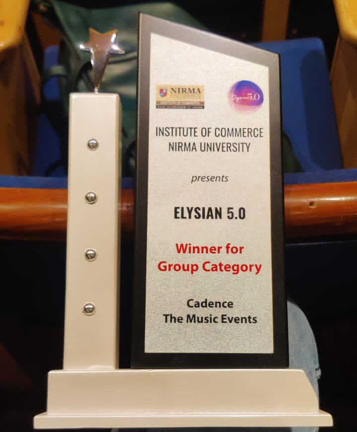 Elysion 5.0 (Nirma University) Cadence - The Music Events - Winner for Group Category