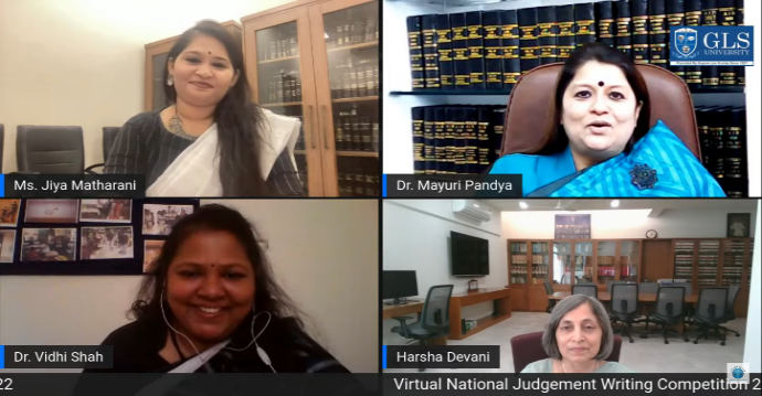Virtual National Judgment Writing Competition 17th March, 2022