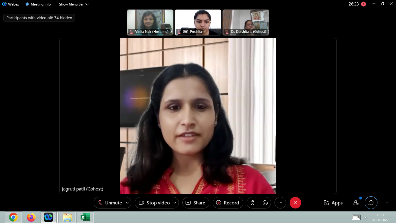 Webinar on “Resume Building”